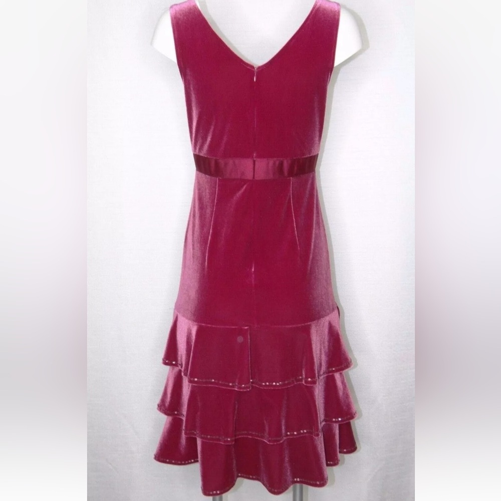 Moda International Small Ruby Red Soft Velour Dre… - image 7